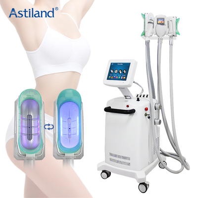 Cryolipolysis Makinesi Cryo Lipolaser RF Kavitasyon 4 Vücut Zayıflama İçin 1 Yağ Dondurucu Sisteminde