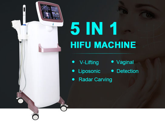 Hifu Vajinal Sızdırmazlık Kırışıklık Kaldırma Vmax Liposonic için 9D Güzellik HIFU Makinesi
